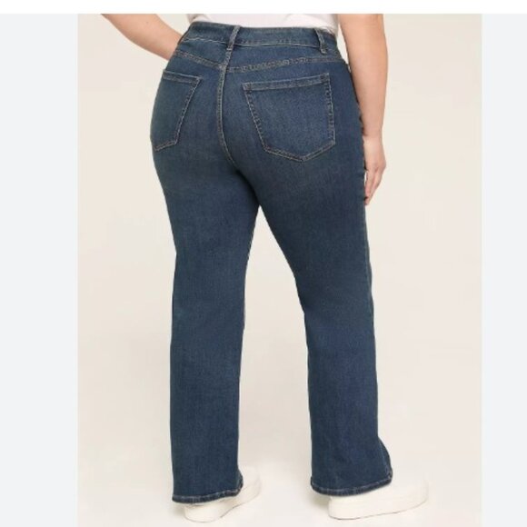 Lane Bryant Signature Fit Boot Cut Mid Rise Jean size 24S NWT - Picture 2 of 11